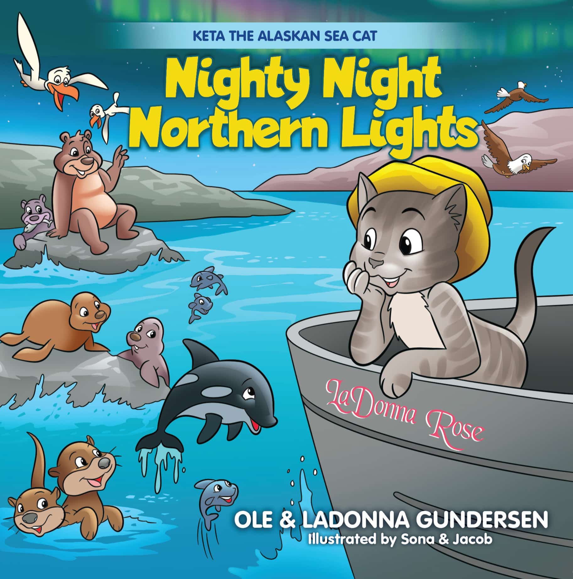 nighty night northern lights book cover