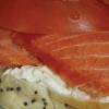 Bagel with smoked salmon