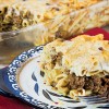 Baked Pasta with Bechamel Topping