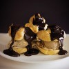Cream Puffs with Coffee Ice Cream