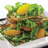 Crispy Sesame Salad Stack with Orange-Soy Vinaigrette