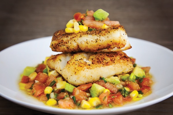 Sauteed Snapper with Fresh Avocado Salsa