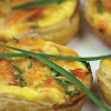 Mini Salmon and Herb Quiches