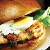 Sassy Salmon Burgers with Savory Mint Sauce