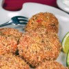 Baked Mini Salmon Croquettes with Creamy Dill Sauce
