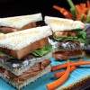 Smoked Salmon Club Sandwich