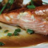 Teriyaki Salmon with Shiitake Mushrooms and Fresh Chives